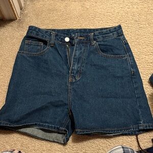 SHEIN Classic Blue Jean Shorts